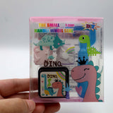 Cute Mini Cartoon Round Seal Roller Stamp Set Stationery Scrapbooking School Supply