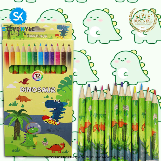 12Colors Wooden Colored Pencil Kid School Drawing Stationery Supplies