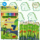 12Colors Wooden Colored Pencil Kid School Drawing Stationery Supplies