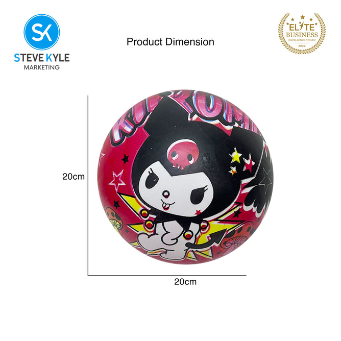Steve Kyle 20CM Soft Inflatable PVC Ball Light-Up Football For Kids Outdoor Night Play Sport Ball Toy