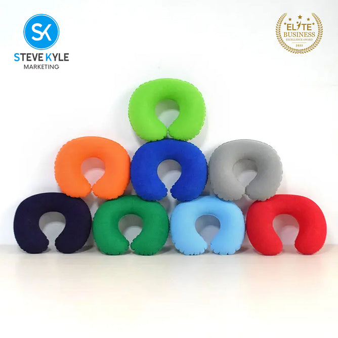 Portable Inflatable U-Shape Neck Pillow Home Travel Neck Pillow