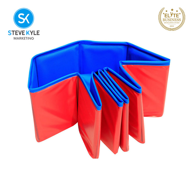 Steve Kyle Foldable Paddling Pool PVC Bathtub Folding Basin For Pet Kids Swimming Outdoor Fun