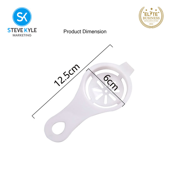 Egg Yolk White Separator Divider Extractor Filter Strainer Tool Kitchen Gadget