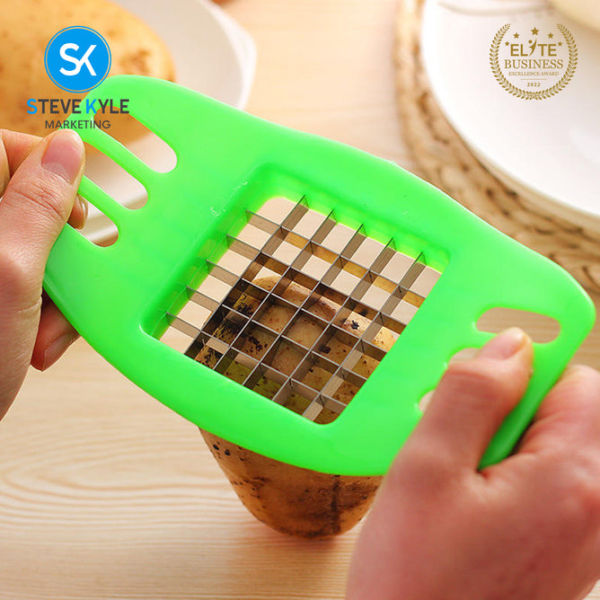 Steve Kyle Stainless Steel Potato Cutter Fruit and Vegetables Slicer Kitchen Tools