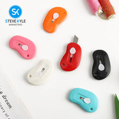 Steve Kyle Portable Creative Mini Utility Knife Retractable Alloy Cutter Mini Sharp Blade Stationery For School Office