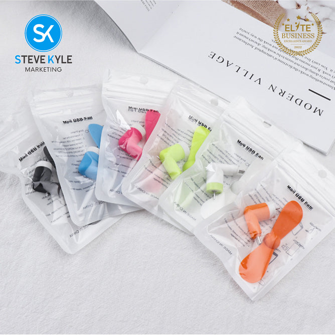 Steve Kyle Mini Portable Short USB iOS Fan Flexible Bendable Fan