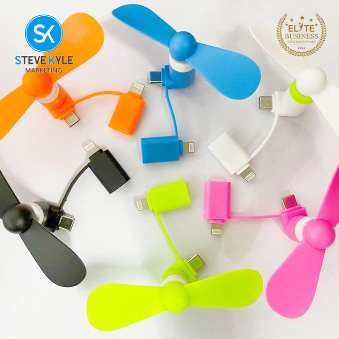 Steve Kyle Mini Portable Short USB iOS Fan Flexible Bendable Fan