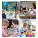 Steve Kyle Early Educational Flash Cards Alphabet English Math Slight Word Phonics Memory Game Card For Children
