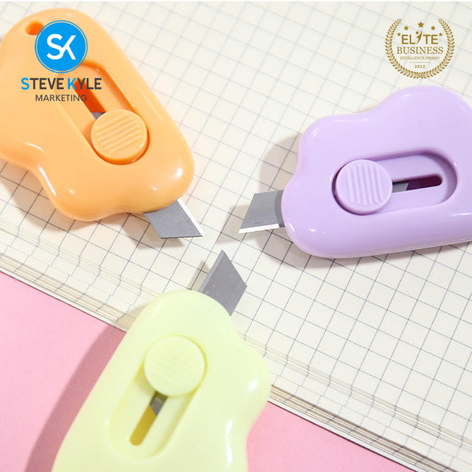 Steve Kyle Portable Creative Mini Utility Knife Retractable Alloy Cutter Mini Sharp Blade Stationery For School Office