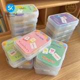 Steve Kyle Early Educational Flash Cards Alphabet English Math Slight Word Phonics Memory Game Card For Children