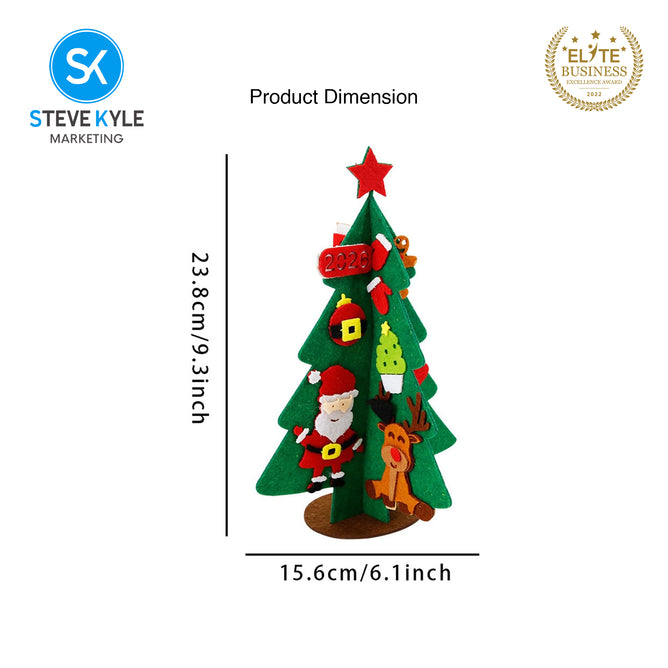 Steve Kyle Creative Christmas Holiday Crafts Ornament For Children's Christmas Tree Decoration