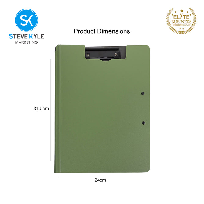Steve Kyle A4 Waterproof Foldable Clip File Thick Cover Folder Office Supply Stationary