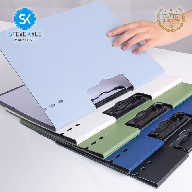 Steve Kyle A4 Waterproof Foldable Clip File Thick Cover Folder Office Supply Stationary
