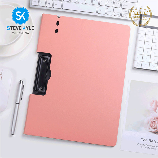 Steve Kyle A4 Waterproof Foldable Clip File Thick Cover Folder Office Supply Stationary