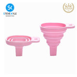 Steve Kyle Food Grade Silicone Foldable Funnel For Liquid Powder Dispenser Creative Household Kitchen Tools