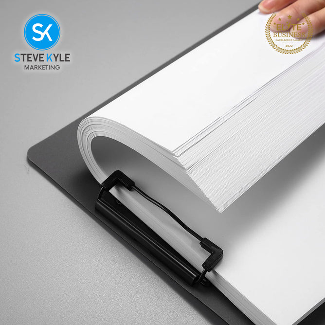 Steve Kyle A4 Waterproof Foldable Clip File Thick Cover Folder Office Supply Stationary
