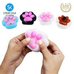 Random (1PC) Colorful Paw Shape Decompression Squeeze Toy