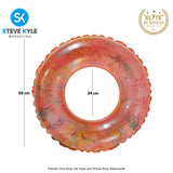 22 Inches Inflatable Cartoon Character Swim Ring Floater for Kids Boys and Girls