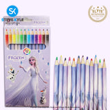 12Colors Wooden Colored Pencil Kid School Drawing Stationery Supplies