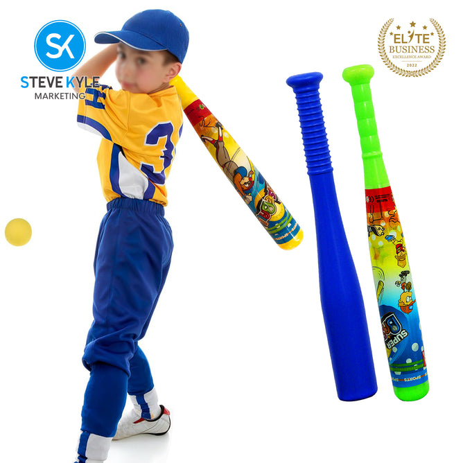 Steve Kyle Plastic Baseball Bat Sport Game Outdoor Toys For Kids-Toddlers Develops Sports Learning Skills
