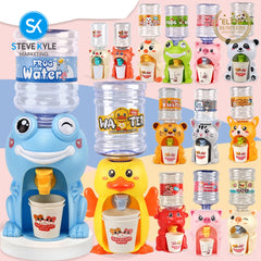 Steve Kyle Pretend Play Mini Water Dispenser For Juice Milk Cup Drinking Fountain Simulation Kitchen Kids Toy
