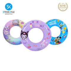 Steve Kyle Inflatable Swim Ring Vibrant Cartoon Character Printed For Outdoor Water Fun