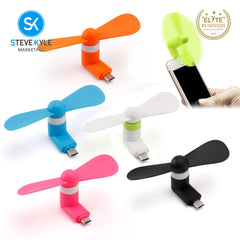 Steve Kyle Mini Portable Short USB iOS Fan Flexible Bendable Fan