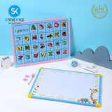 Steve Kyle Portable Writing Drawing Whiteboard With Marker Eraser For Kids Educational Supplies