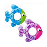Kids Swimming Ring Inflatable Float Tube Fish Shape Style for Kids Boys and Girls