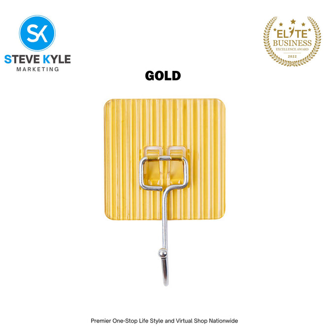 High Quality Strong Self Adhesive No Punching Wall Hooks Hanger Sticker For Kitchens Bathroom