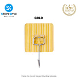 High Quality Strong Self Adhesive No Punching Wall Hooks Hanger Sticker For Kitchens Bathroom
