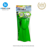 Kids Summer Swimming Diving Snorkel Tube Fins Set