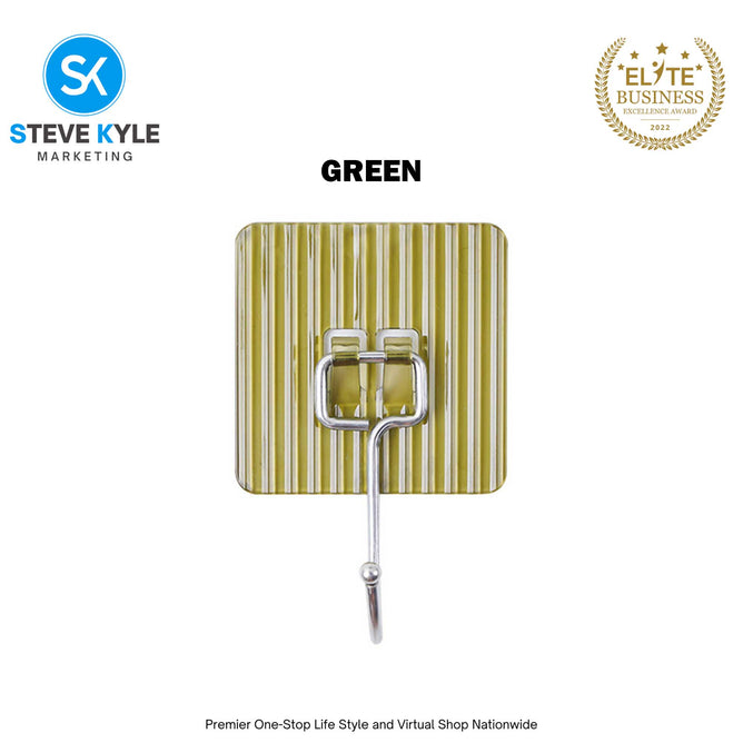 High Quality Strong Self Adhesive No Punching Wall Hooks Hanger Sticker For Kitchens Bathroom