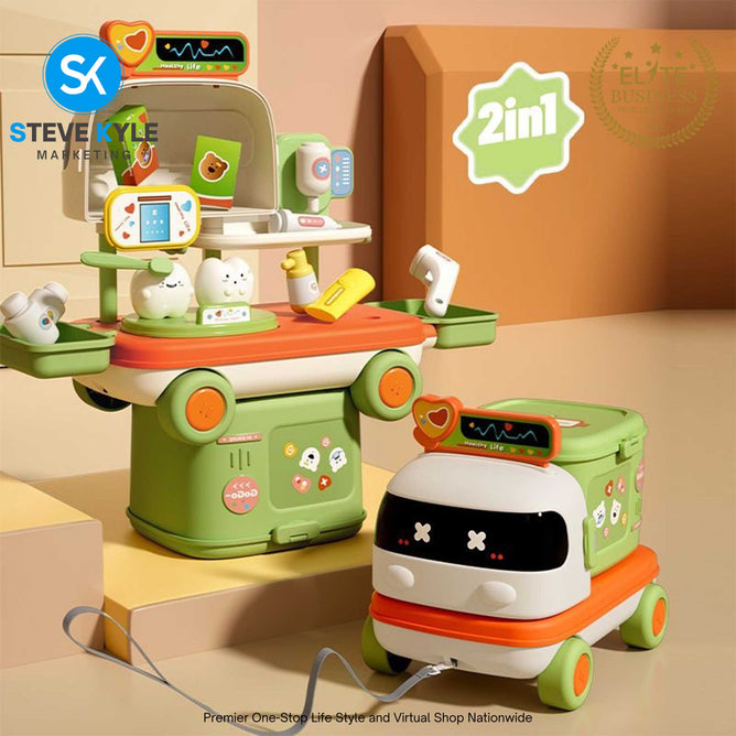 Car Kitchen Toys | Pretend Makeup Car Toy | Creative Kids Kitchen Playset Best Gift Toys