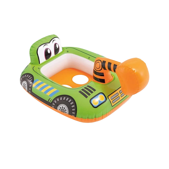 Inflatable Cartoon Character Swim Ring Seat Truck Kiddie Floater