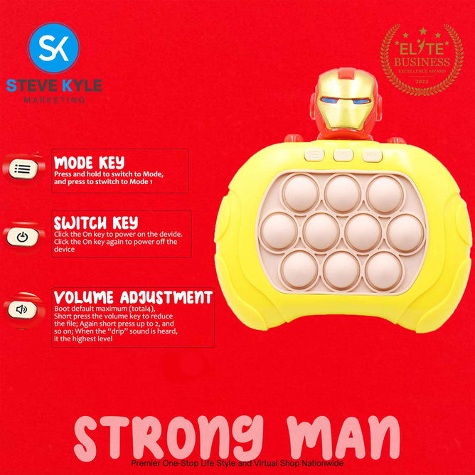 Electric Quick Push Game Machine Finger Movement Brain Game Children Toys Best Gift