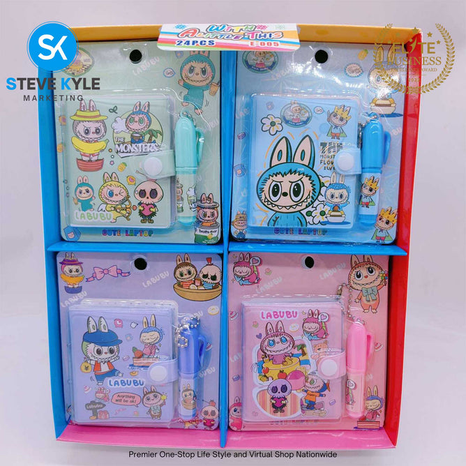 Mini Handbook Set notebook Convenient Diary Student Notepad