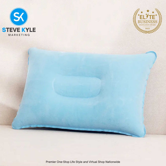 Portable Inflatable Square Pillow For Outdoor Travel Camping Portable Air Pillow