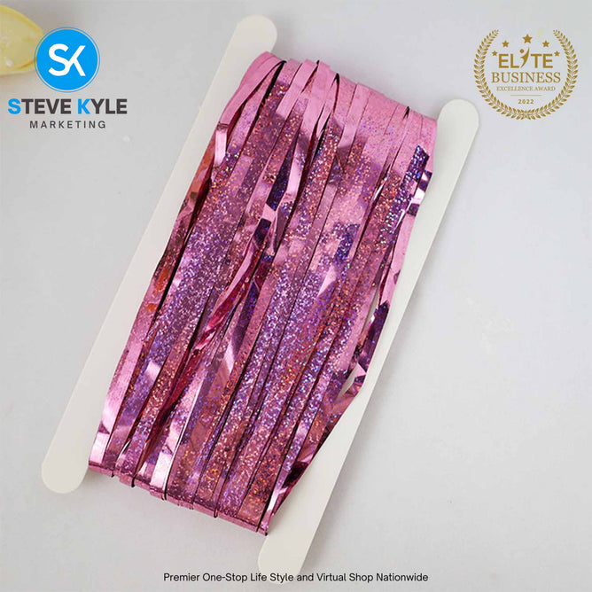 2M Background Glitter Foil Curtains Birthday Party Wall Cloth Backdrop Wedding Christmas Decor