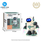 Electric Dancing Robot Multifunctional With Light Music Smart 360-Degree Rotating Children's Toy Doll