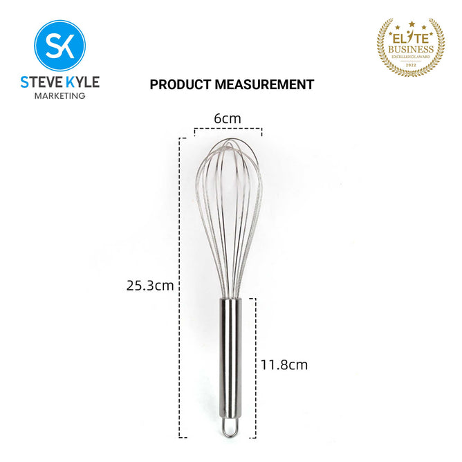 High-Quality Kitchen Whisk Stainless Wire Egg Beater