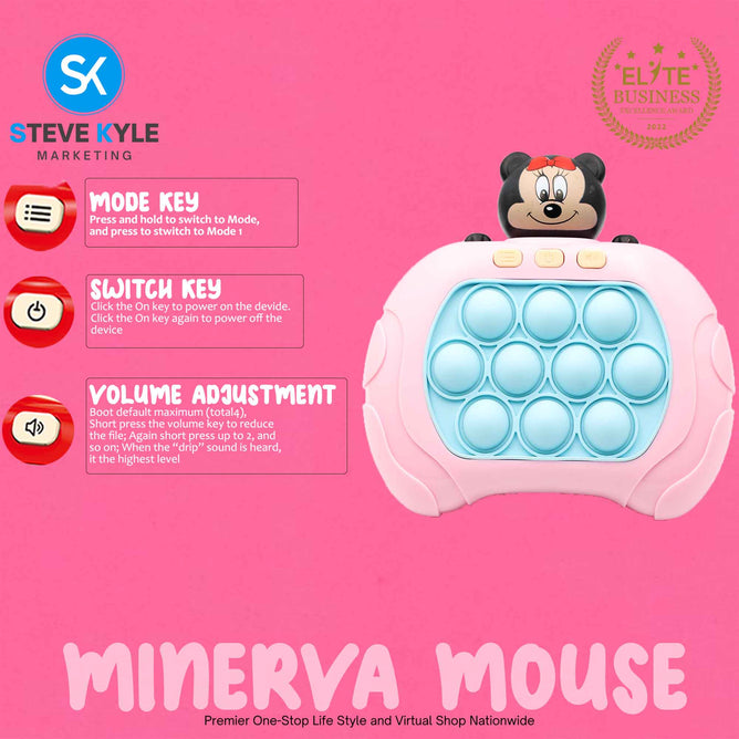 Electric Quick Push Game Machine Finger Movement Brain Game Children Toys Best Gift