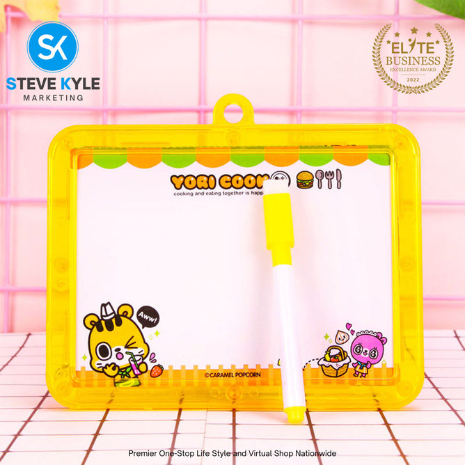 Writing Board Whiteboard with Marker and Eraser for Kids Stationery Set