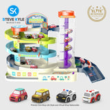 Super Auto Vehicles Building Challenge Parking Game Manual and Automatic Integration toy for Kids