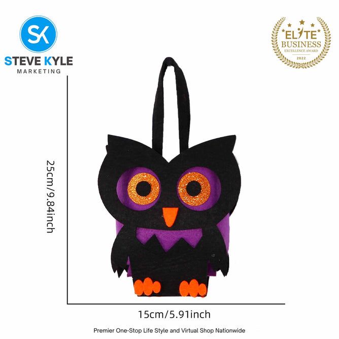 Halloween Candy Bag Felt Gift Bag Ghost Festival Children's Decoration Creative Handbag