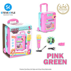 Singing Microphone Pull Box/ligth With Sound And Music Party Song For Children Brst Gift