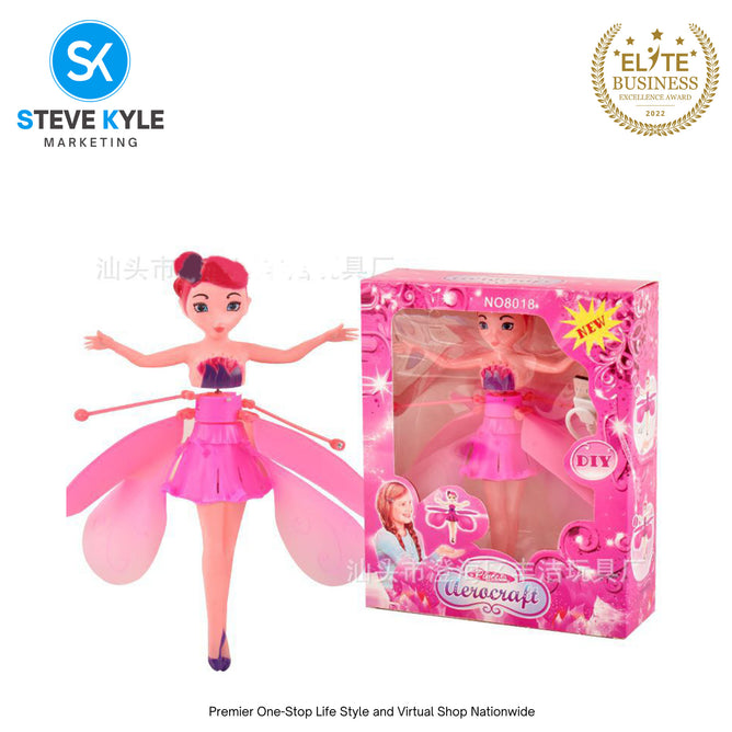 Magic Flying FairyPrincess Doll USBRechargeable Gesture Sensing Mini Flying Toy