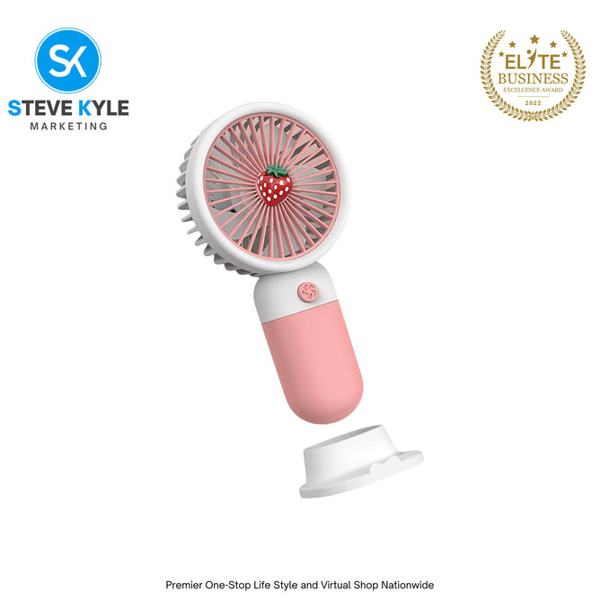 Candy Color Summer Cooler Portable Fan Handheld Mini Fan USB Rechargeable Portable Fan