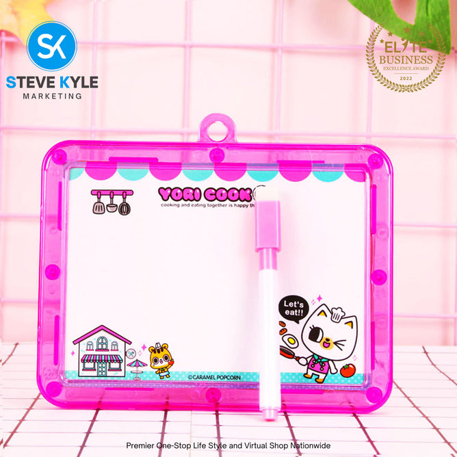 Writing Board Whiteboard with Marker and Eraser for Kids Stationery Set