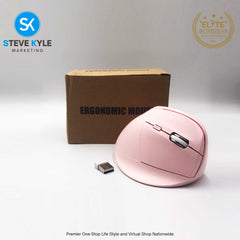 BW883 Ergonomic Optical Vertical Charging Wireless Mouse